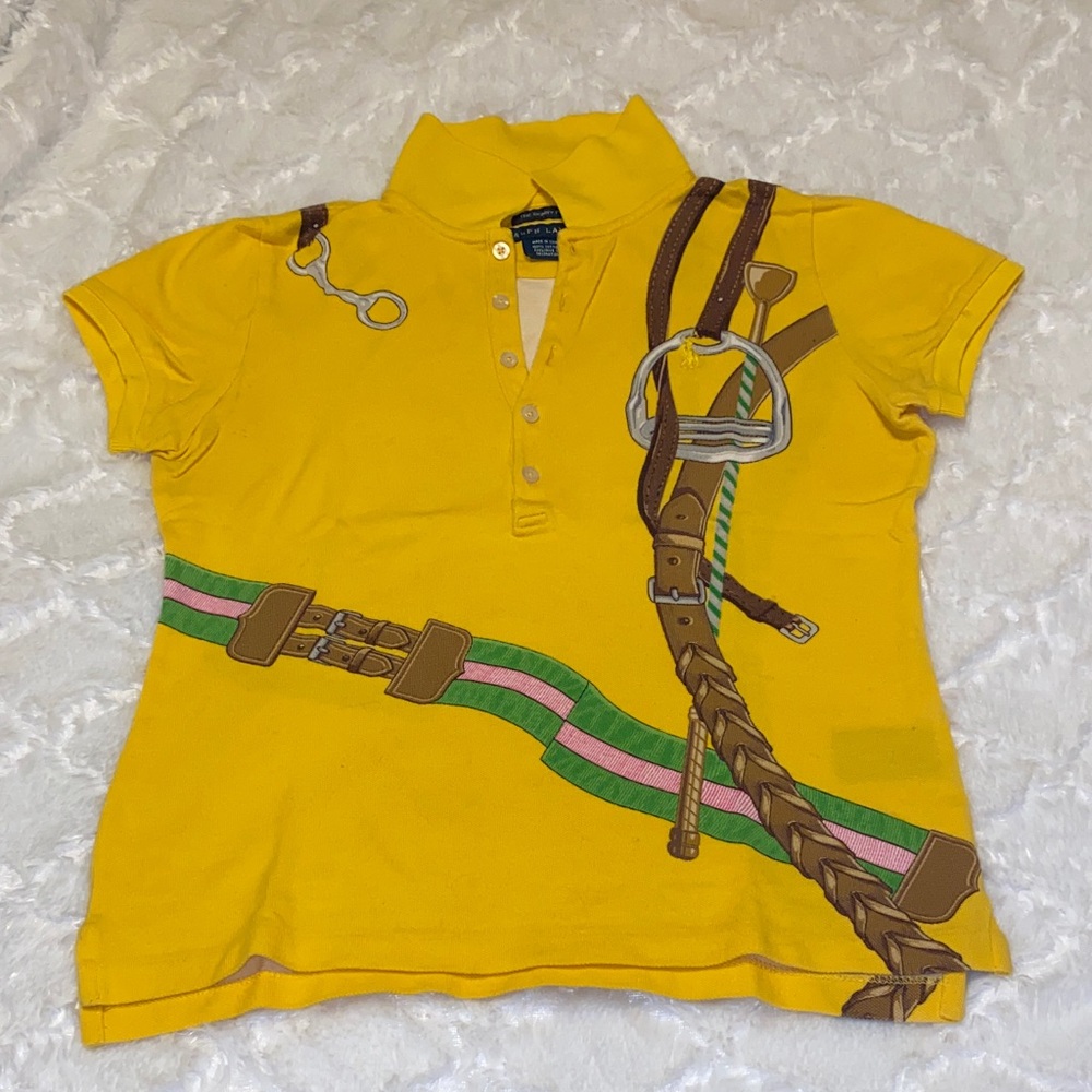 Ralph Lauren Bright Yellow Polo Shirt